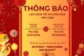 Thông báo nghỉ Tết nguyên đán 2025